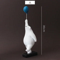 Balloon Flying Polar Bear | Yedwo Home