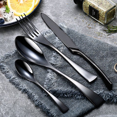 Black Cutlery Set | Yedwo Home Design