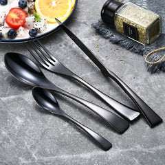 Black Cutlery Set | Yedwo Home Design