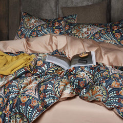 Bohemian Paisley Floral Duvet Cover | Yedwo Home