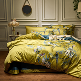 Egyptian Cotton Bird&Flower Duvet Cover Set | Yedwo Home