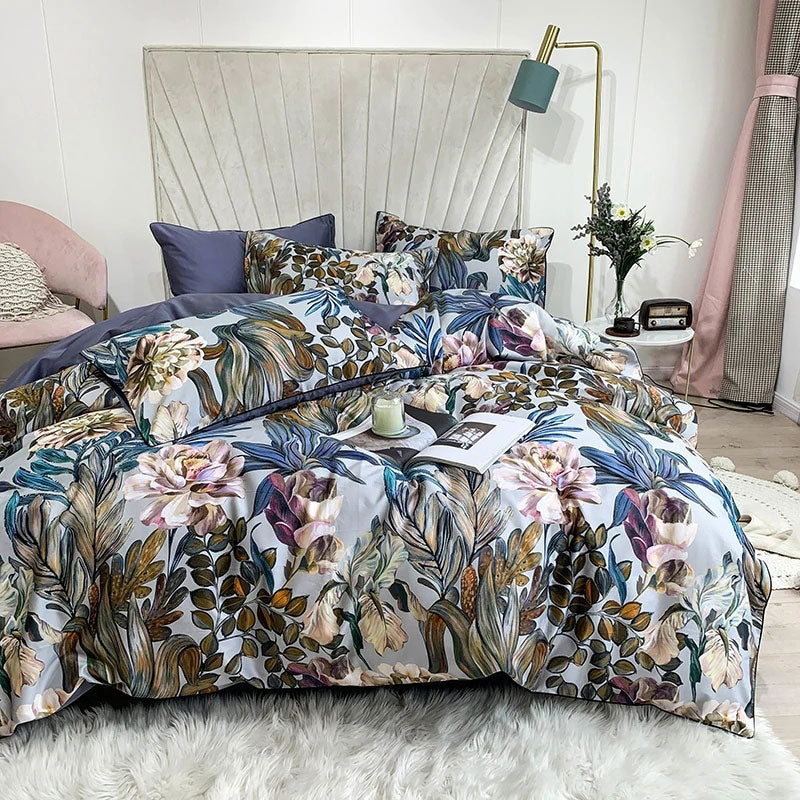 Egyptian Cotton Havana Printed Duvet Cover Set | Yedwo Home