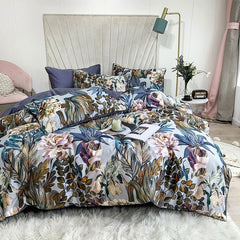 Egyptian Cotton Havana Printed Duvet Cover Set | Yedwo Home