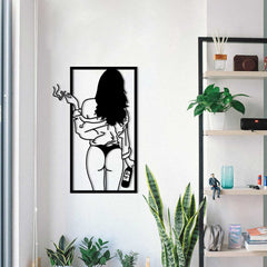 Woman, Cigarette & Beer Art | Yedwo