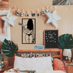 Woman, Cigarette & Beer Art | Yedwo