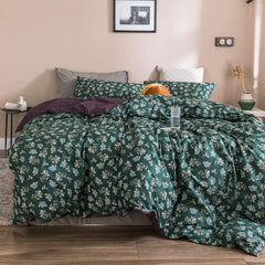 Garden Style Floral Soft Cotton Duvet Cover | Yedwo Home
