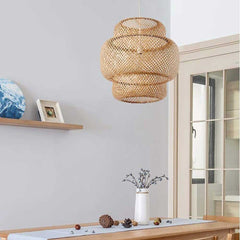 Hand-Woven Bamboo Pendant Light | Yedwo