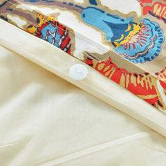 Luxury Bohemian Damask Floral Egyptian Cotton Duvet Cover Set | Yedwo