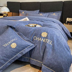 60S Luxury Embroidery Thickened Duvet Cover | Yedwo Home