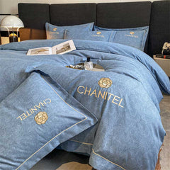 60S Luxury Embroidery Thickened Duvet Cover | Yedwo Home