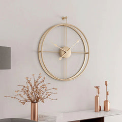 Modern Design Gold Wall Clock | Yedwo Home