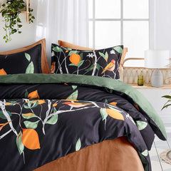 Modern Vintage Dark Mist Duvet Cover Set | Yedwo Home