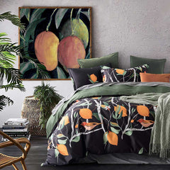 Modern Vintage Dark Mist Duvet Cover Set | Yedwo Home