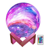 3D Galaxy Lava Moon Lamp 5.9 inch | Yedwo