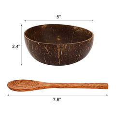 Natural Coconut Shell Bowls Set | Yedwo