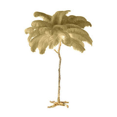 Palmera Luxury Feather Floor/Table Lamp | Yedwo