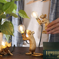 Mouse Shape Resin Table Lamp | YEDWO DESIGN
