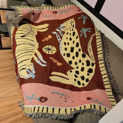 Original Tiger & Panther Tapestry | Yedwo Design
