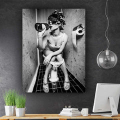 Porcelain Drinking Princess Wall Art