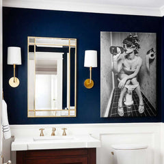 Porcelain Drinking Princess Wall Art