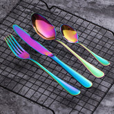 Rainbow Color Cutlery Set | Yedwo