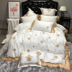 Retro Mod Print Bedding Egyptian Cotton Duvet Cover | Yedwo Home