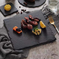 Natural Black Slate Charcuterie Boards with Chalk | Yedwo