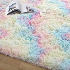 Super Soft Cute Rainbow Rugs  Yedwo Home
