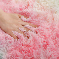 Ultra Soft Fluffy Round Rainbow Rugs | Yedwo Home
