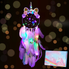 Unicorn Dream Catcher with Lights | Yedwo Design