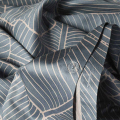 Vintage Minimalist Chic Botanical Design Egyptian Cotton Duvet Cover Set, Palm Leaf