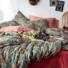 Vintage Style Garden Flower Duvet Cover | Yedwo