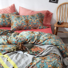 Vintage Style Garden Flower Duvet Cover | Yedwo