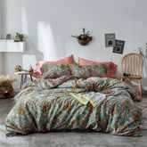 Vintage Style Garden Flower Duvet Cover | Yedwo