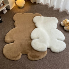 Modern Super Soft Silk Bear Carpet | Yedwo Home