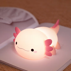 Cute Axolotl Nursery Night Light | Yedwo Design