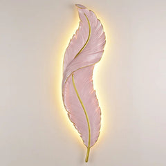Modern Luxury Feather Wall Lamp | Yedwo Design
