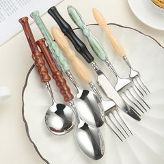 JOJO French Luxury Emerald Green Cutlery Set | Yedwo Design