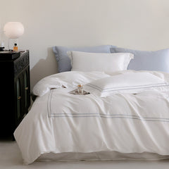 1000 Thread Count Egyptian Cotton White Bedding Set | Yedwo
