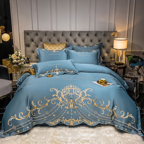 Soft Luxury Egyptian Cotton Embroidered Bedding Set | Yedwo Home – YEDWO