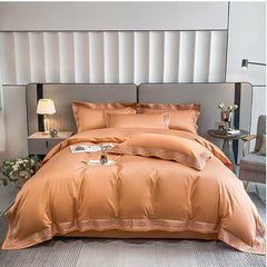 200S European Egyptian Cotton Silky Duvet Cover Set | Yedwo