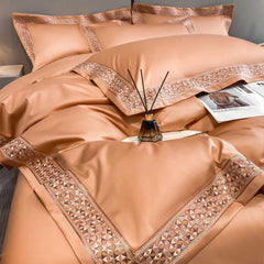 200S European Egyptian Cotton Silky Duvet Cover Set | Yedwo