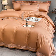 200S European Egyptian Cotton Silky Duvet Cover Set | Yedwo