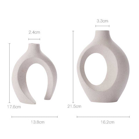 2PCS Creative Interlaced Couple Series Vases | Yedwo Design