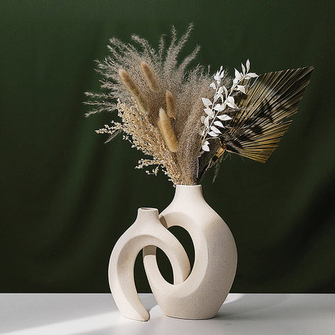 2PCS Creative Interlaced Couple Series Vases | Yedwo Design