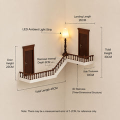 3D Staircase Miniature Corner Scene Display Rack | Yedwo Design