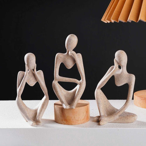 3 Thinkers Figure Design Decoration Craft | Yedwo Design