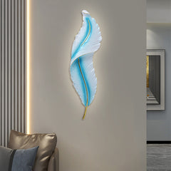 Modern Luxury Feather Wall Lamp | Yedwo Design