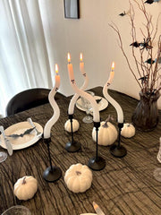 4 Pack Cute Halloween Ghost Taper Candles | Yedwo Design