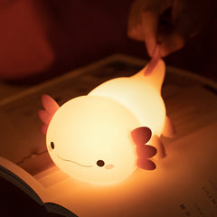 Cute Axolotl Nursery Night Light | Yedwo Design